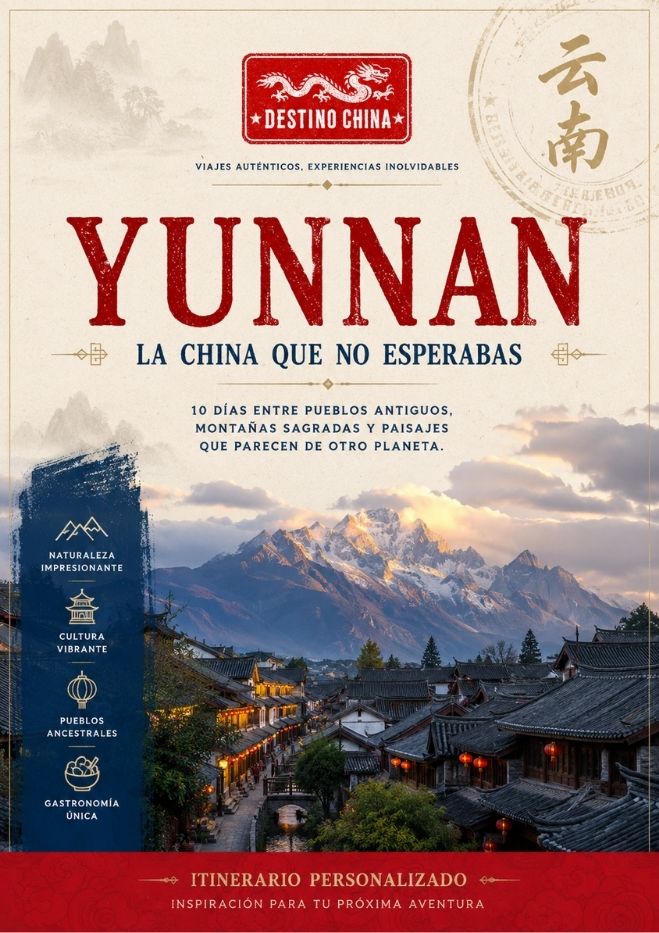 Portada de un intinerario Yunnan